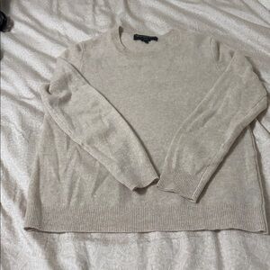Women's Cashmere Beige Sweater
